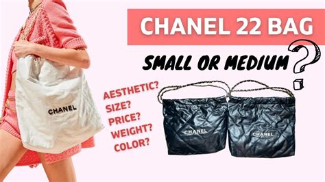 price chanel 22 bag|chanel 22 bag size comparison.